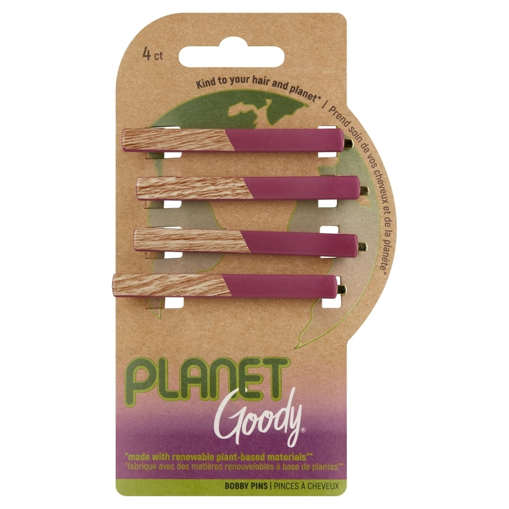 *3/15* NEW Planet Goody Bobby Pins Slideproof Renewable Plant Based Hair Pins